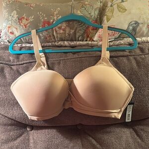 New with Tags Women's Montelle Wire-Free Nude T-Shirt Bra 36 F